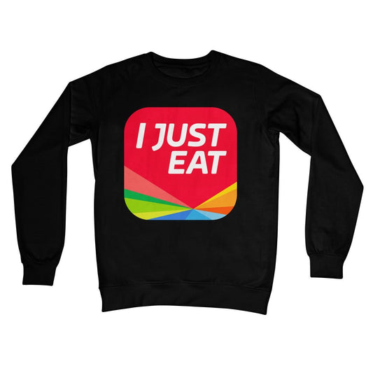 I Just Eat Jumper - Jet Black - Funny Jumper