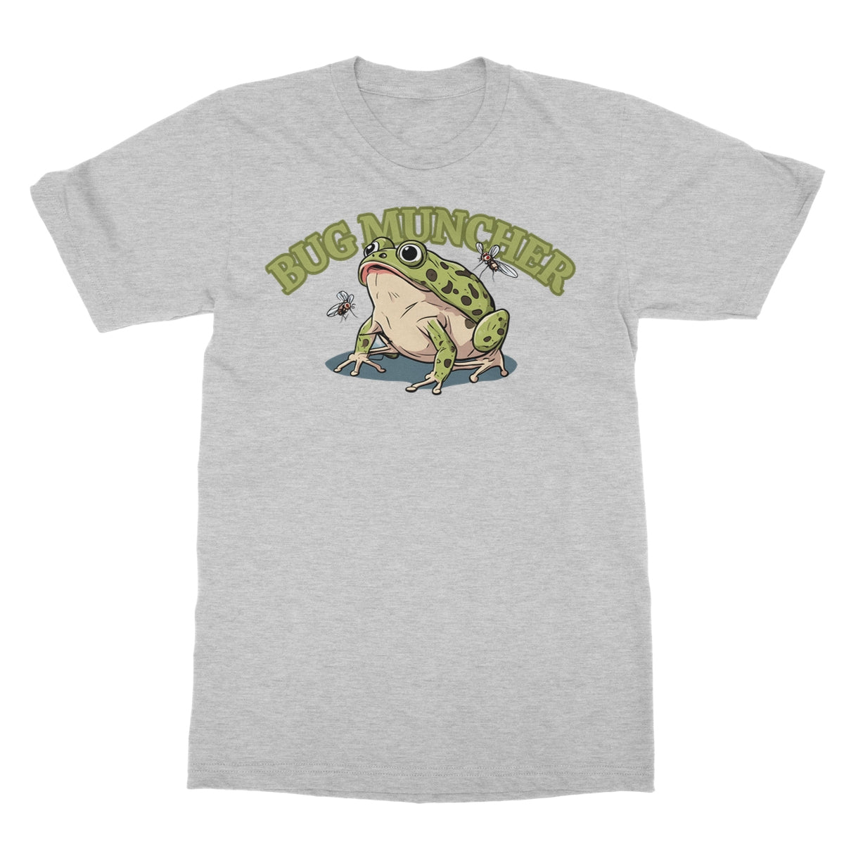 Bug Muncher T-Shirt - Sport Grey - Funny T-Shirt