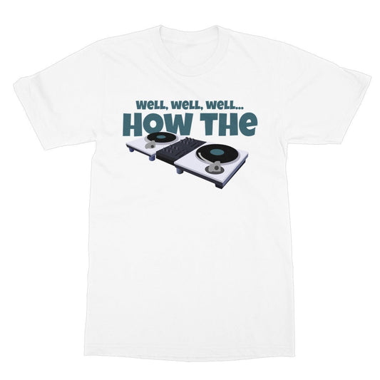 How The Turntables T-Shirt - White - Funny T-Shirt