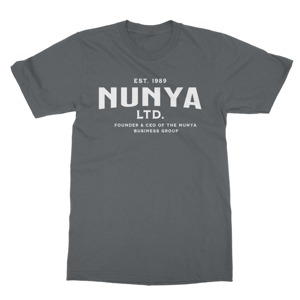 Nunya Business T-Shirt - Charcoal - Funny T-Shirt