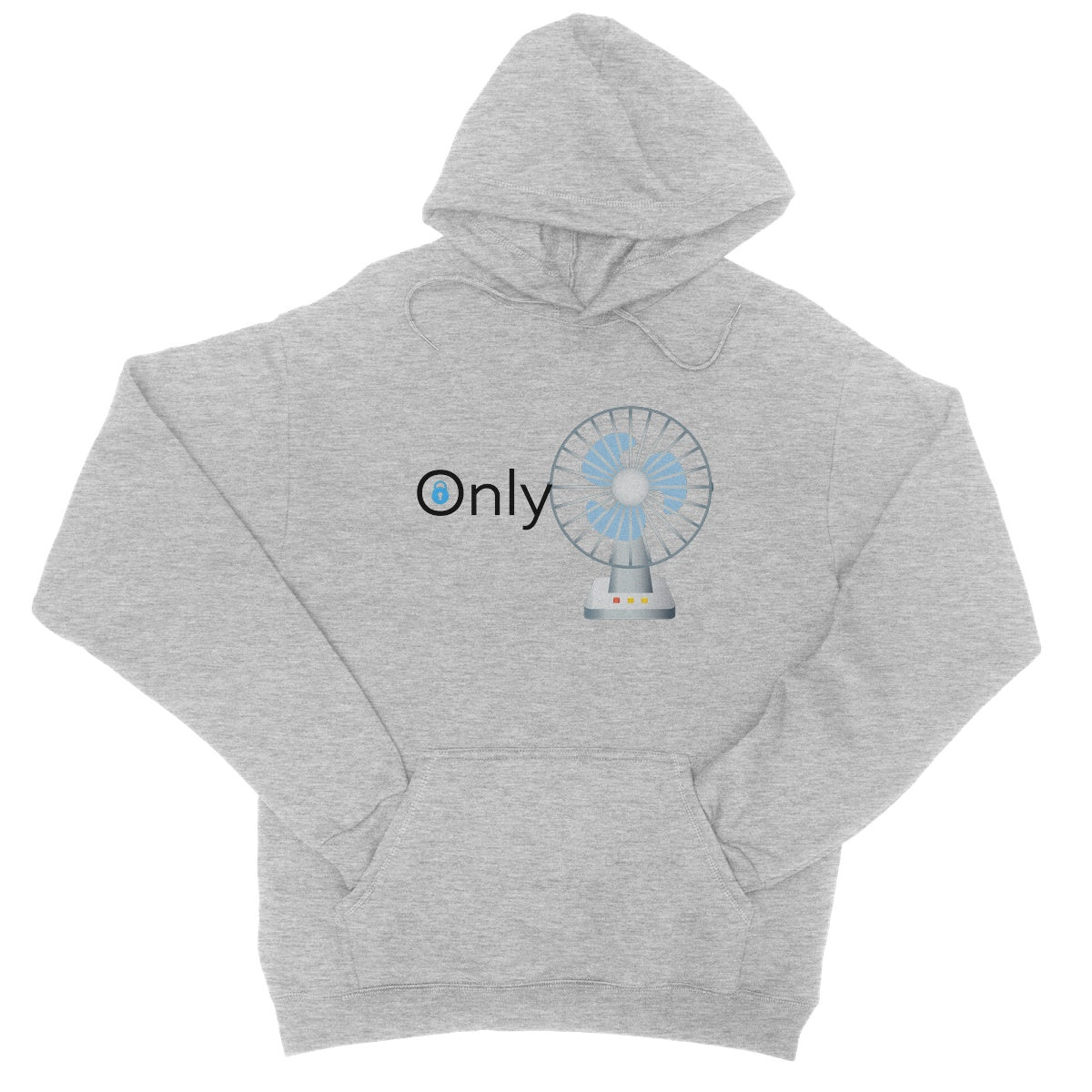 Only-Fans Hoodie - Heather Grey - Funny Hoodie