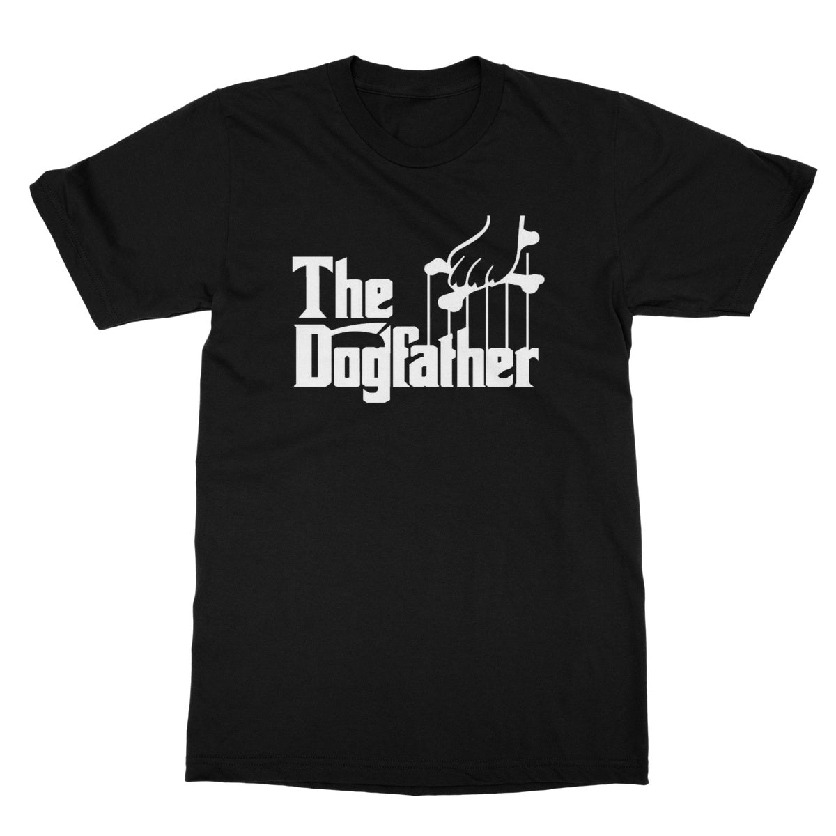 The Dogfather T-Shirt - Black - Funny T-Shirt
