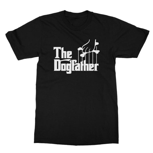 The Dogfather T-Shirt - Black - Funny T-Shirt