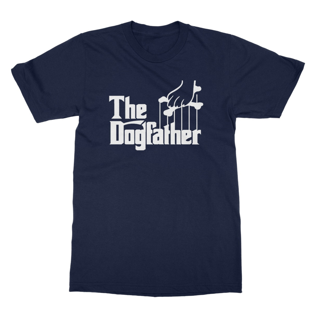 The Dogfather T-Shirt - Navy - Funny T-Shirt