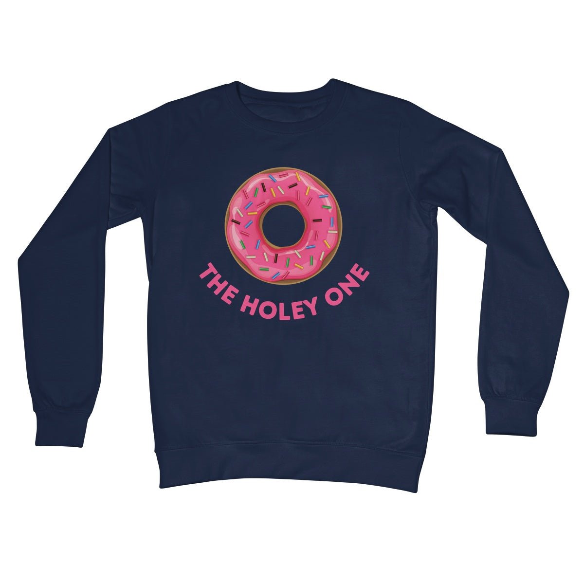 The Holey Donut Jumper - Oxford Navy - Funny Jumper