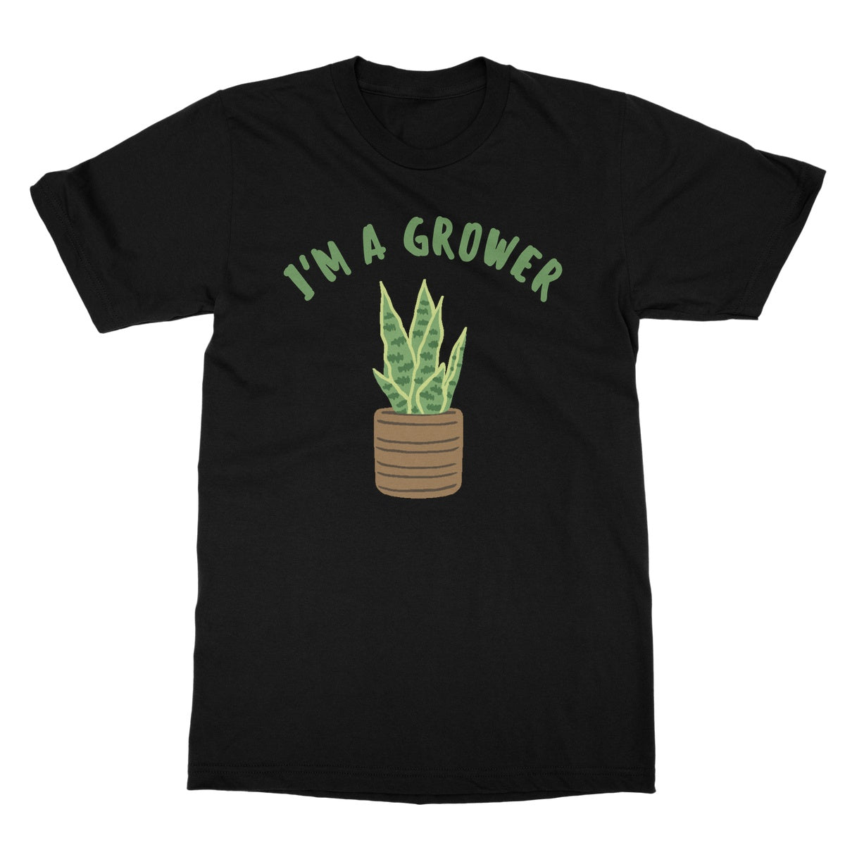 I'm A Grower T-Shirt - Black - Funny T-Shirt