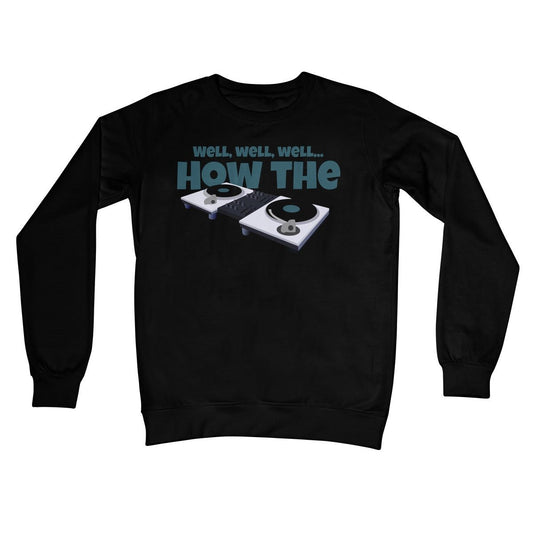 How The Turntables Jumper - Jet Black - Funny Jumper