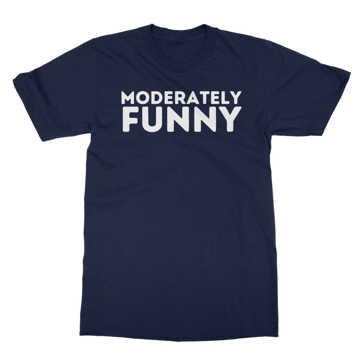 Moderately Funny T-Shirt - Navy - Funny T-Shirt