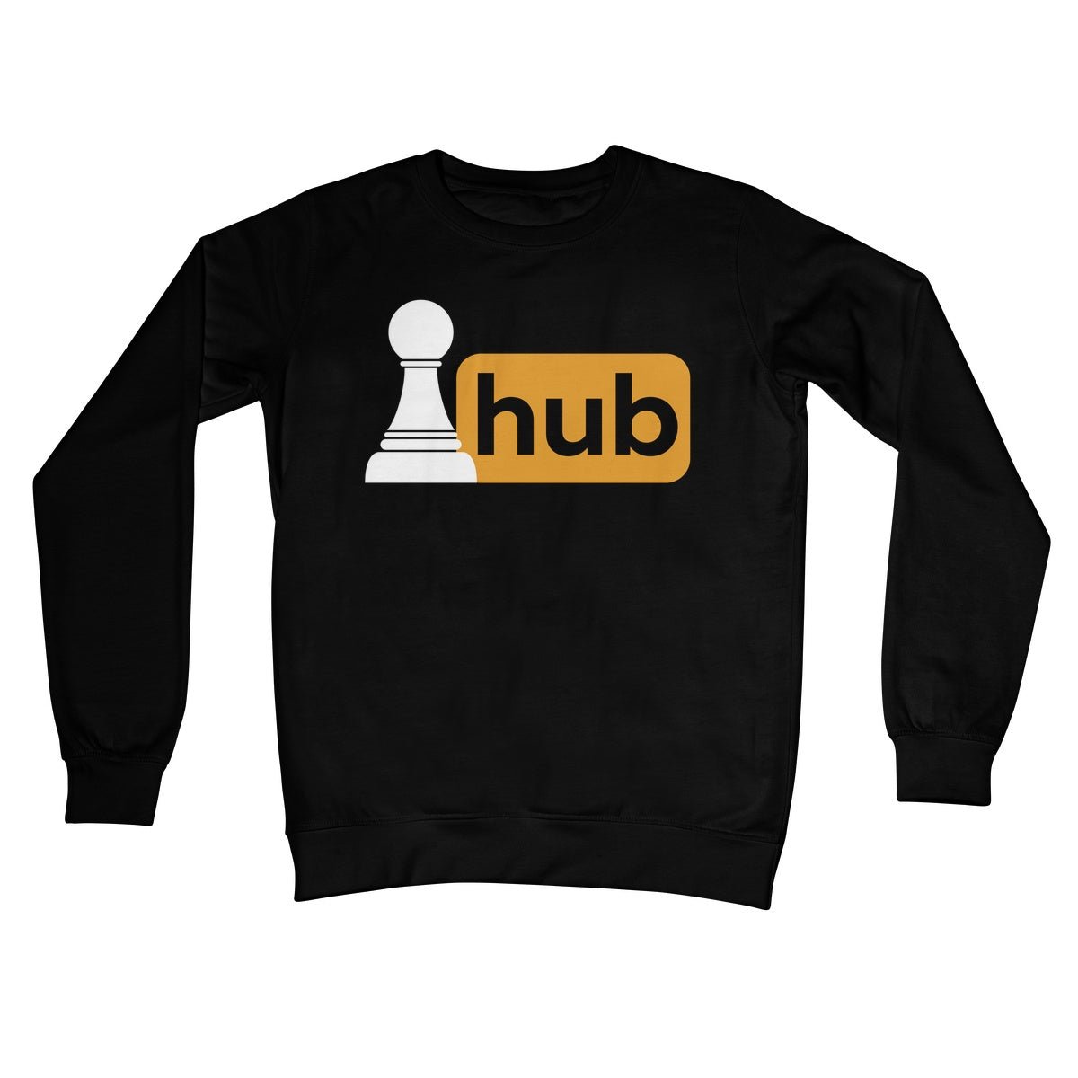 Pawn Hub Jumper - Jet Black - Funny Jumper