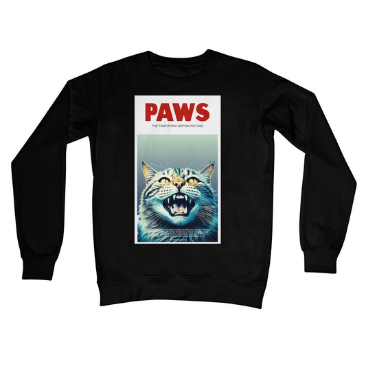 Paws Jumper - Jet Black - Funny Jumper