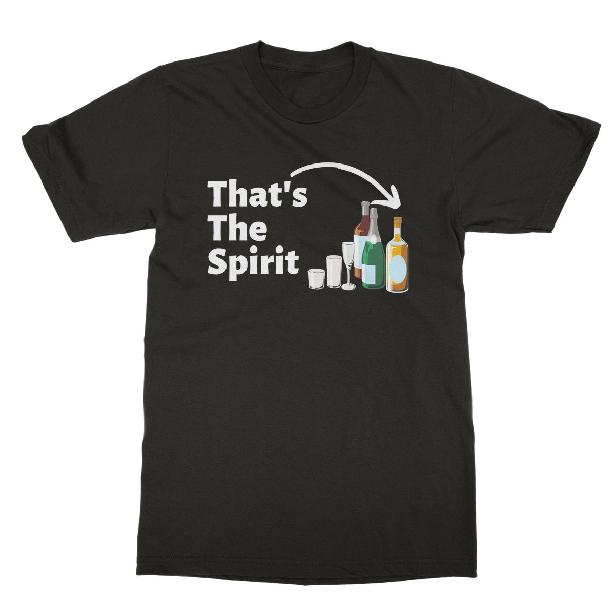 That's The Spirit T-Shirt - Dark Chocolate - Funny T-Shirt