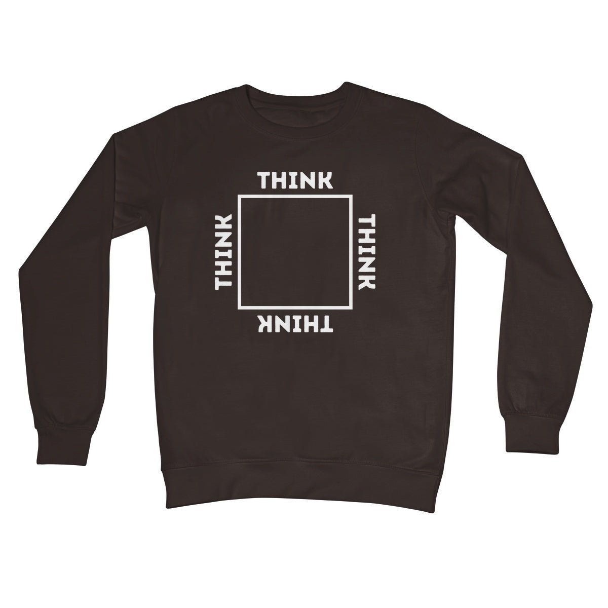 Think Outside The Box Jumper - Hot Chocolate - Funny Jumper