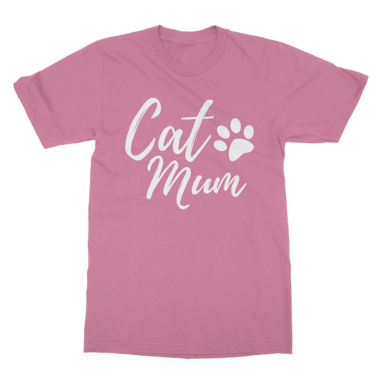 Cat Mum T-Shirt - Azalea - Funny T-Shirt
