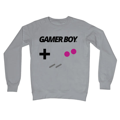 gamer boy jumper grey