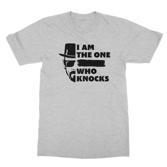 I am the one who knocks t shirt grey