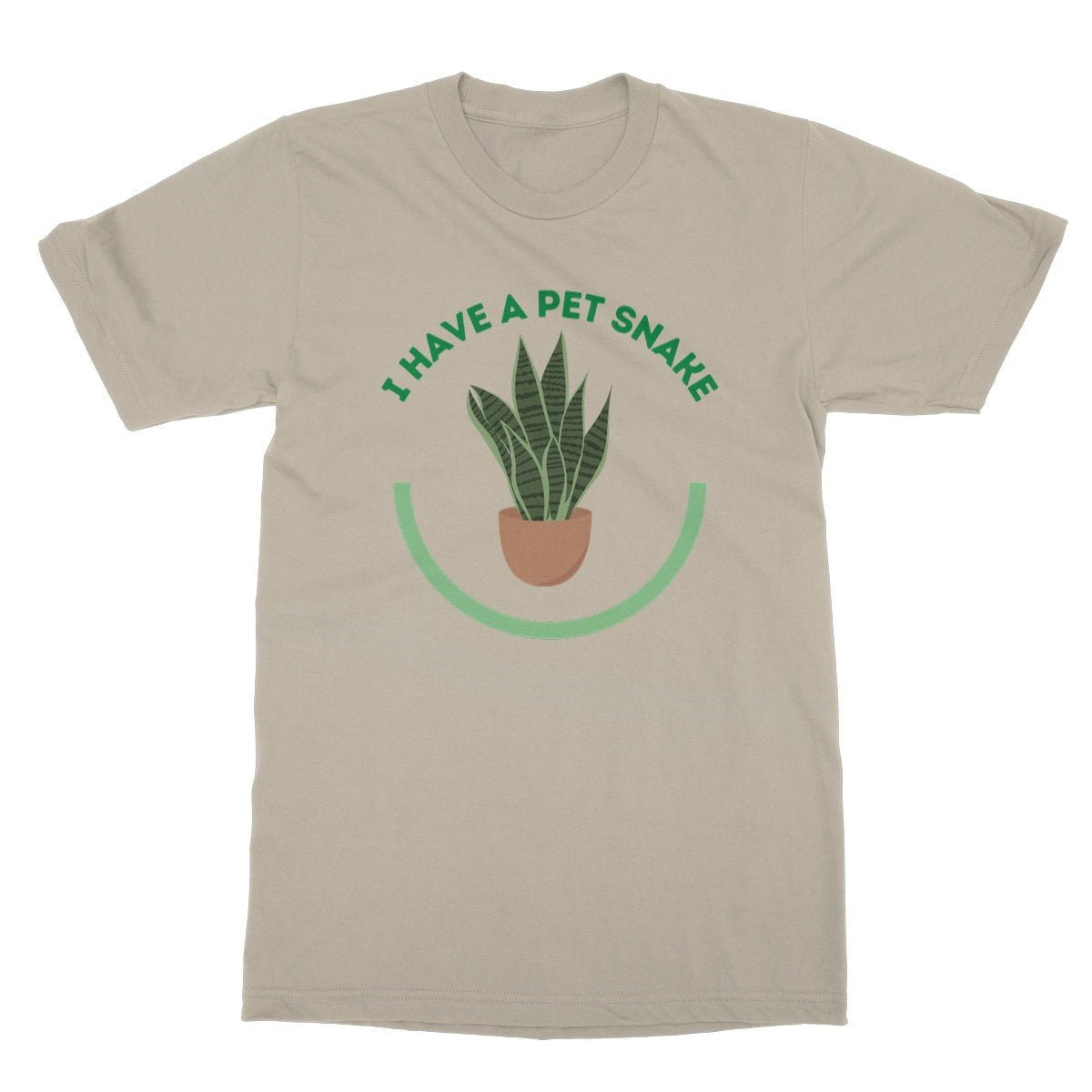 I Have A Pet Snake T-Shirt - Sand - Funny T-Shirt