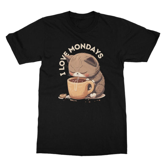 I Love Mondays T-Shirt - Black - Funny T-Shirt