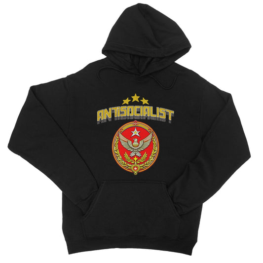 antisocialist hoodie black