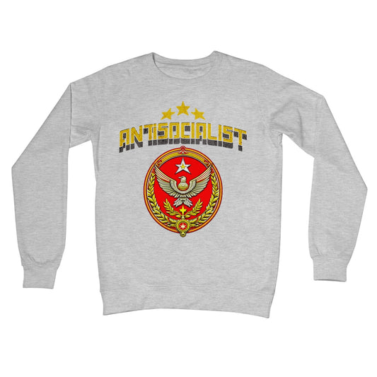 antisocialist jumper grey