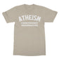 atheism t shirt beige