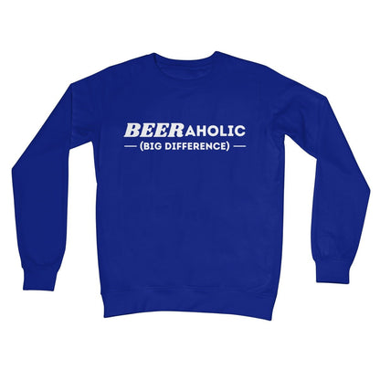 Beeraholic Jumper - Royal - Funny Jumper
