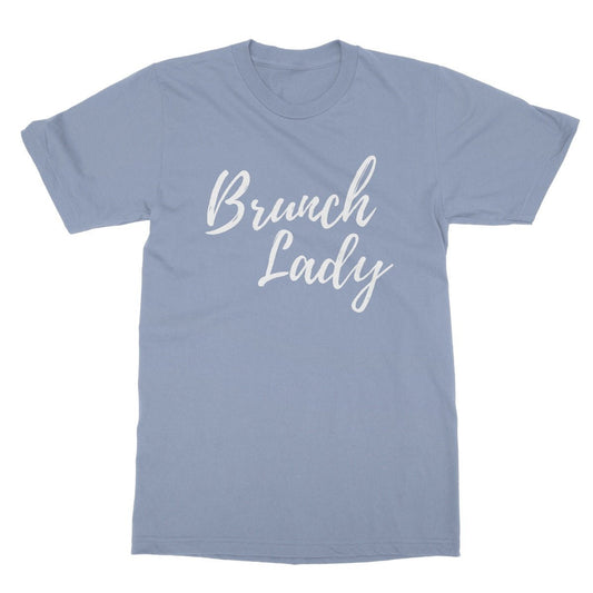Brunch Lady T-Shirt - Light Blue - Funny T-Shirt