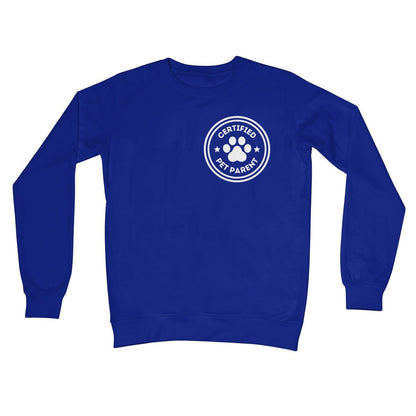 Certified Pet Parent Jumper - Royal - Funny Jumper