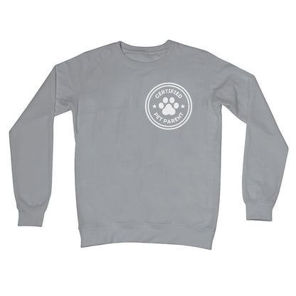 Certified Pet Parent Jumper - Steel Grey - Funny Jumper