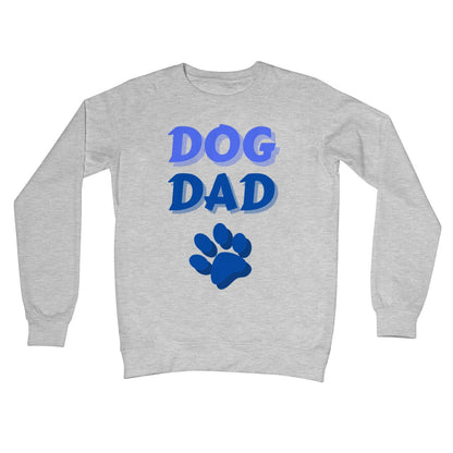 Dog Dad Jumper - Heather Grey - Funny Jumper