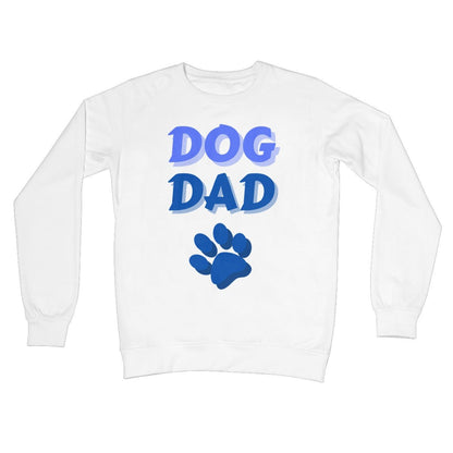 Dog Dad Jumper - Arctic White - Funny Jumper