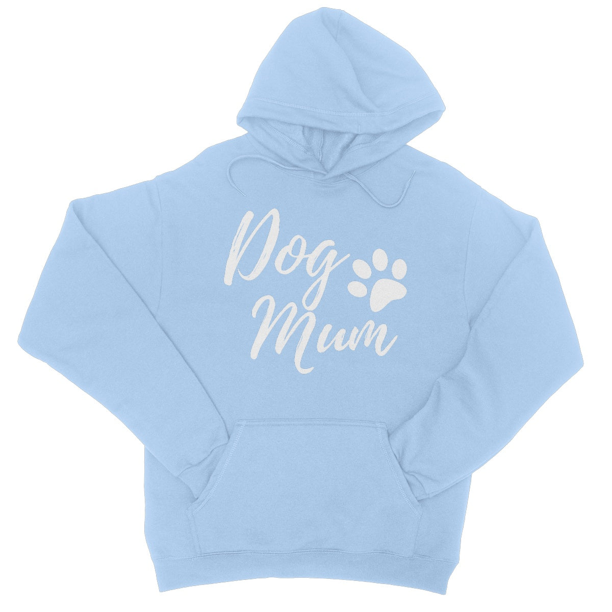dog mum hoodie blue