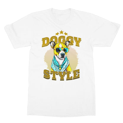 Doggy Style T-Shirt - White - Funny T-Shirt