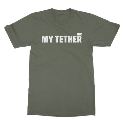 At The End Of My Tether T-Shirt - Military Green - Funny T-Shirt