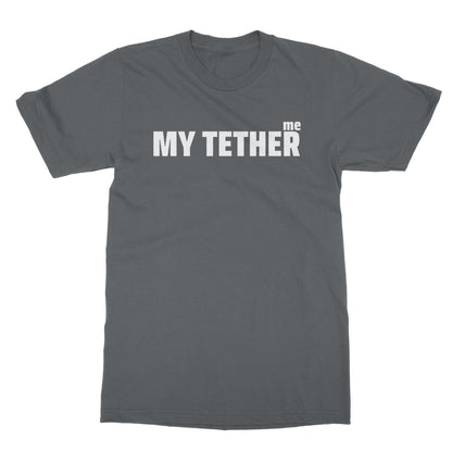 At The End Of My Tether T-Shirt - Charcoal - Funny T-Shirt