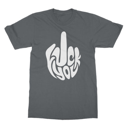 Fuck You T-Shirt - Charcoal - Funny T-Shirt