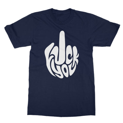Fuck You T-Shirt - Navy - Funny T-Shirt