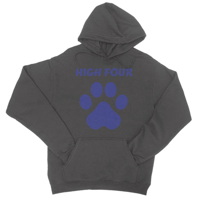 High Four Hoodie - Charcoal - Funny Hoodie