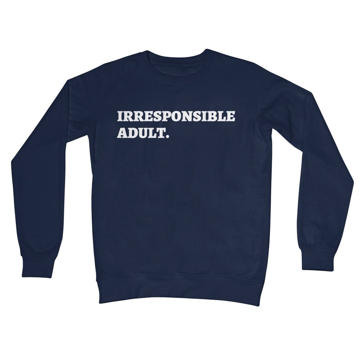 irresponsible adult jumper navy