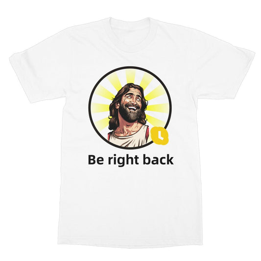 jesus brb t shirt white