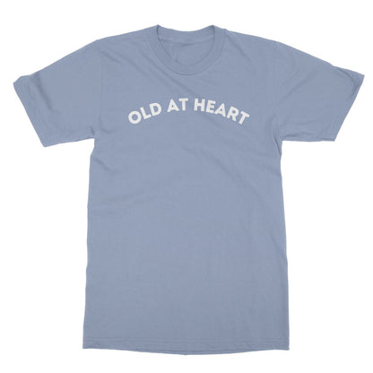 Old At Heart T-Shirt - Light Blue - Funny T-Shirt