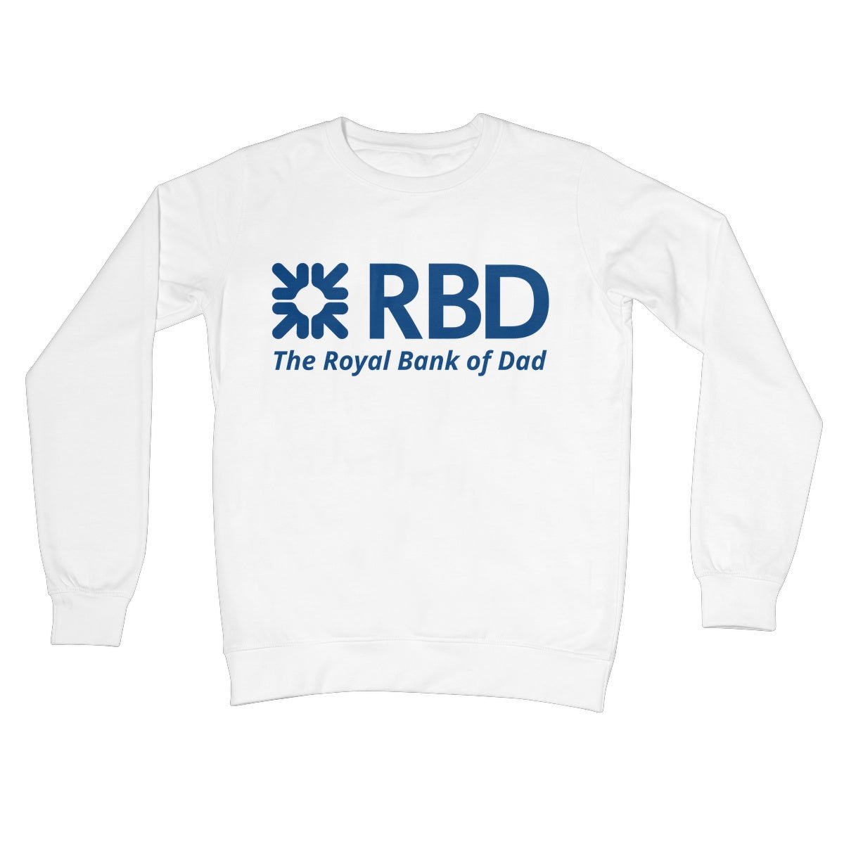 royal bank of dad jumper white