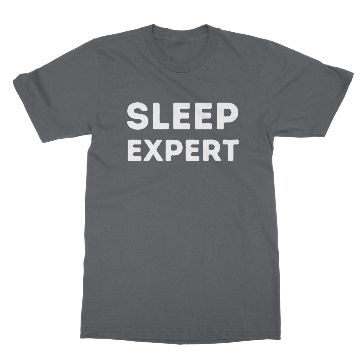 Sleep Expert T-Shirt - Charcoal - Funny T-Shirt